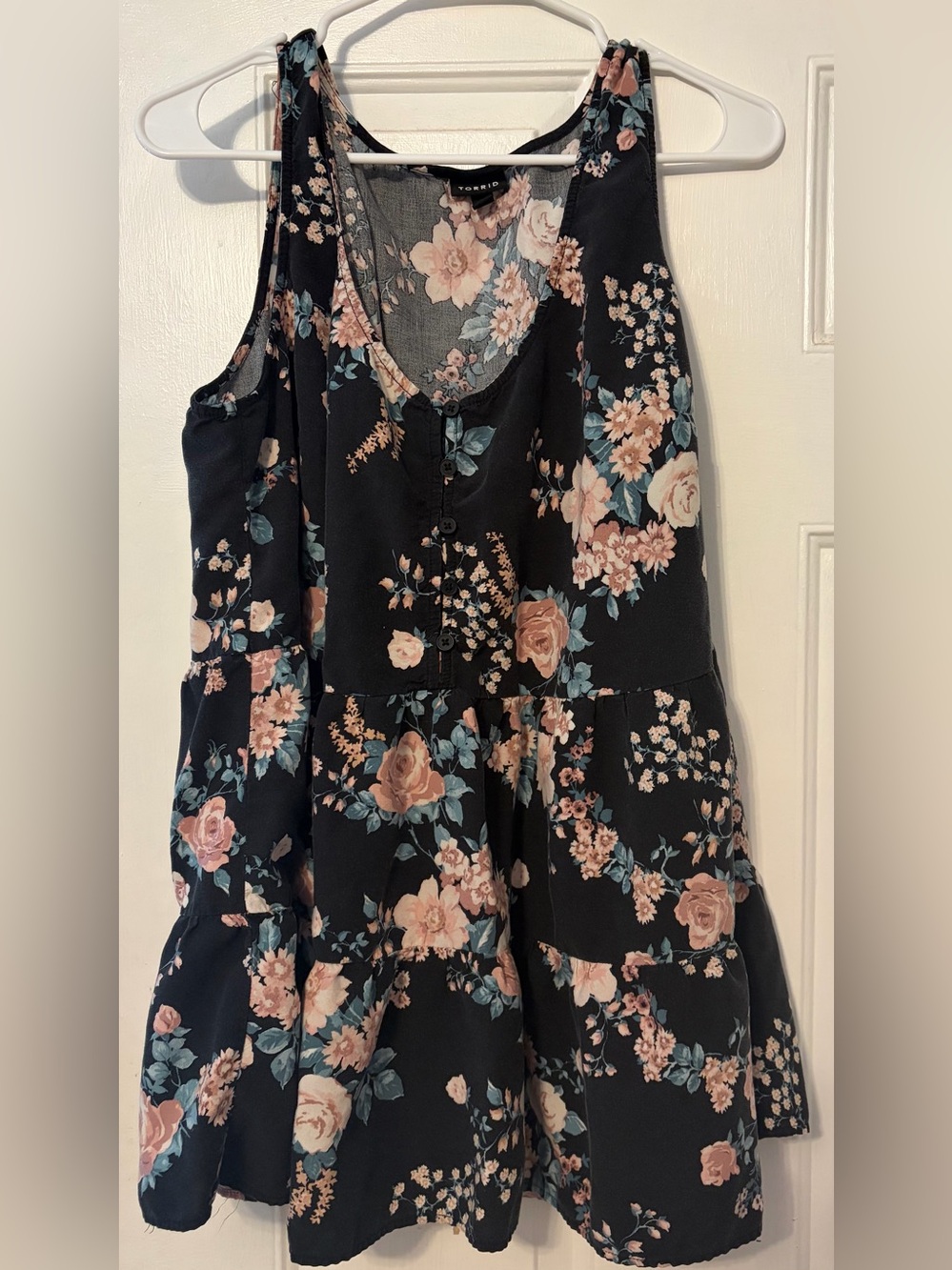 torrid Floral V-Neck Blouse